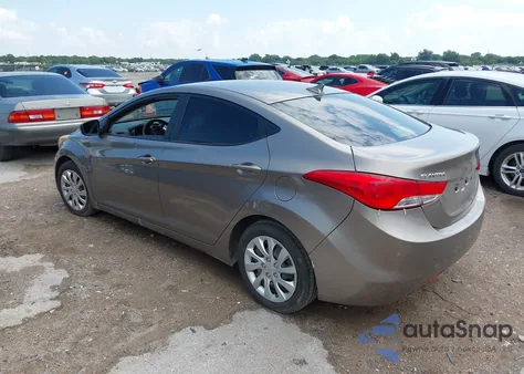 2012 Hyundai Elantra Gls из США, поврежденный, VIN 5NPDH4AE1CH067614